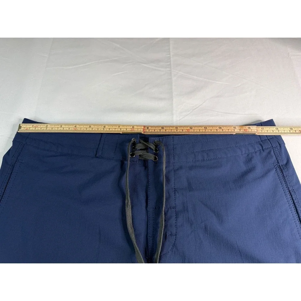Zero Foxtrot Board Shorts Blue Mens XL Ripstop Stretch Swim Trunks Outdoors Surf